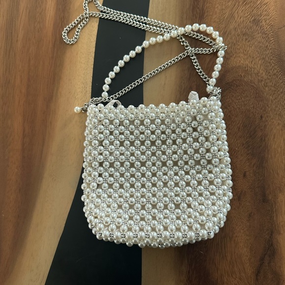Zara Handbags - Zara pearl bag ( new without tags)
